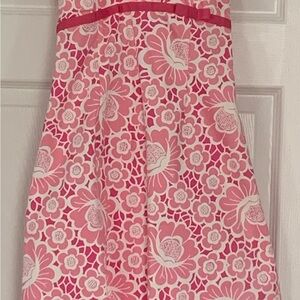 Vintage, Lilly Pulitzer scalloped halter dress